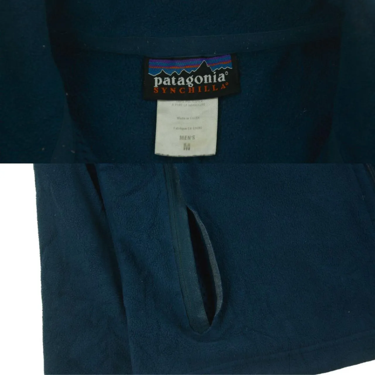 Vintage Patagonia Zip Up Fleece Size S