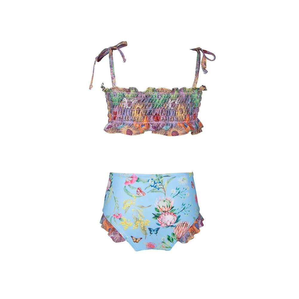 Waltzing Matilda Ruching Bikini (Water Dreaming)