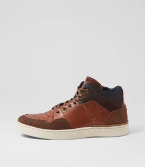 WILD RHINO Tama Tan Leather Sneakers