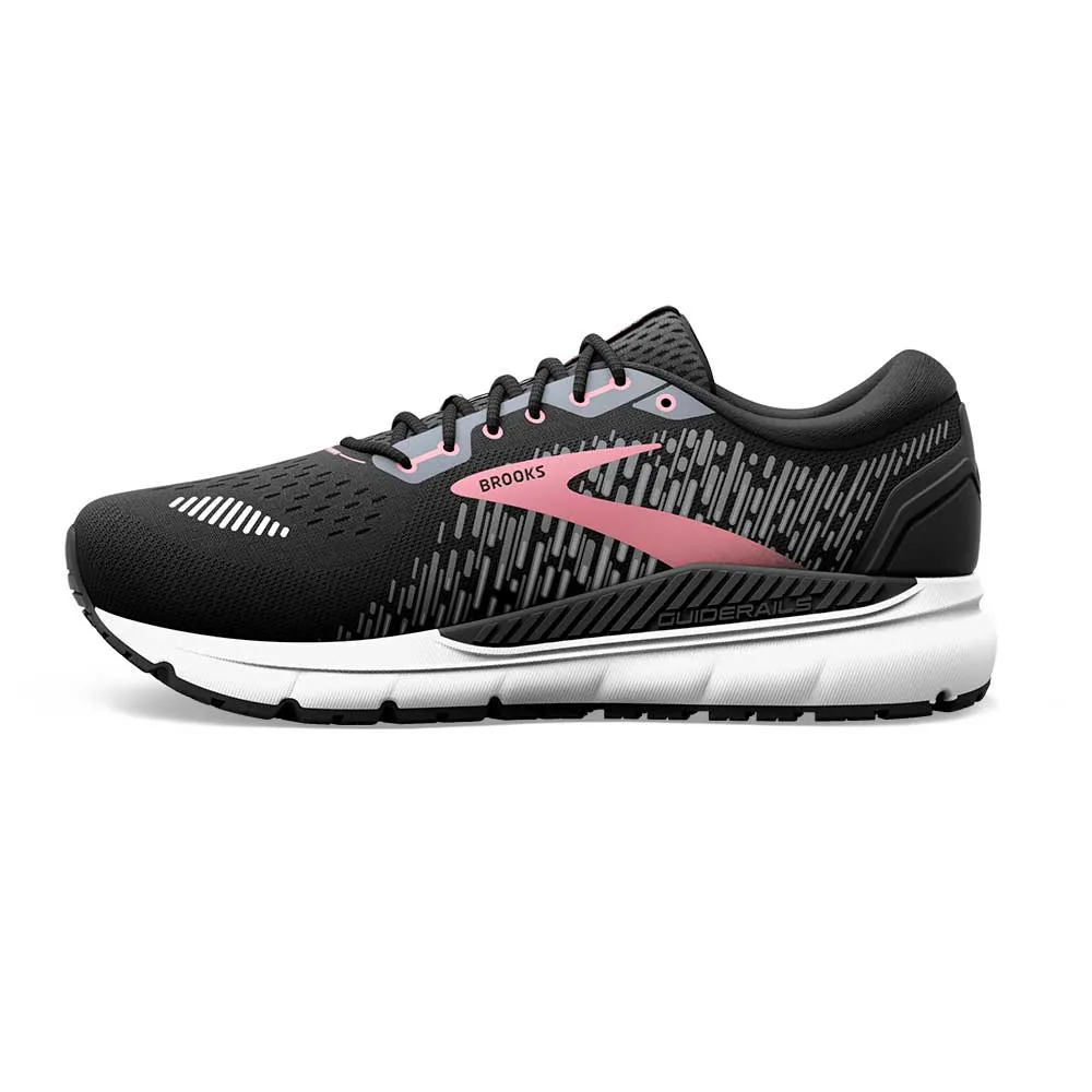 Women's Addiction GTS 15 Running Shoe- Black/Ebony/Mauvewood- Extra Wide (2E)