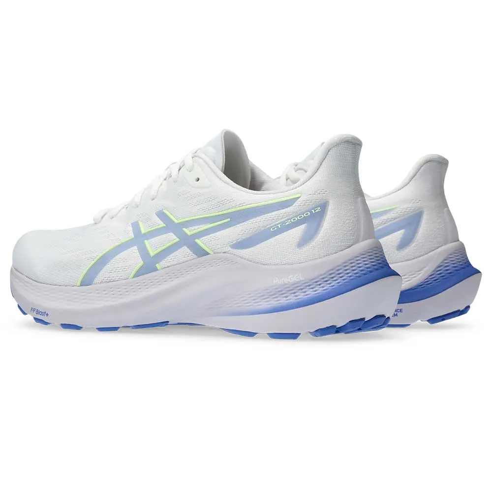 Women's GT-2000 12 Running Shoe - White/Sapphire - Regular (B)