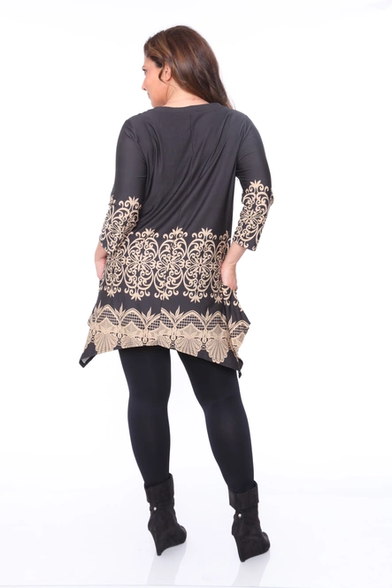 Women's Pin-tuck Pleats Tunic Top