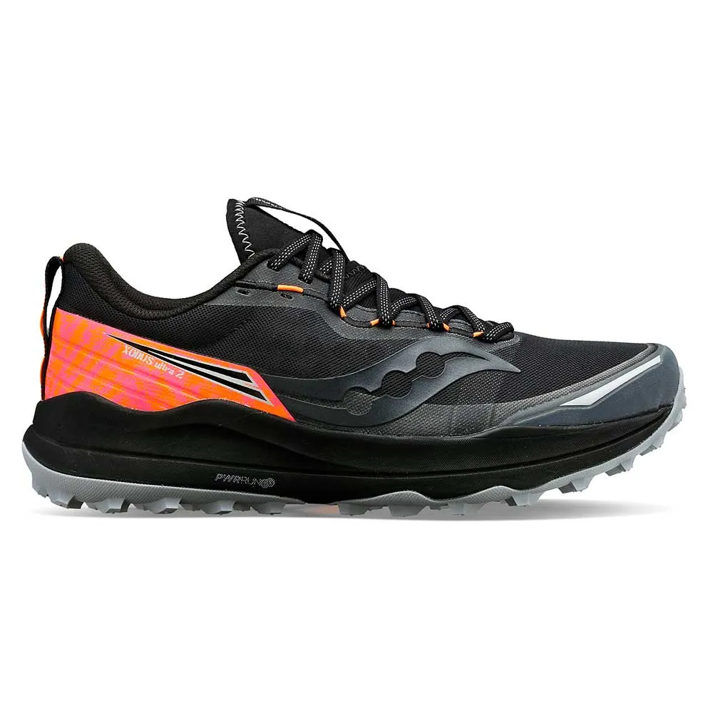 Women's Xodus Ultra 2 Trail Running Shoe - Black/ViZiOrange - Regular (B)