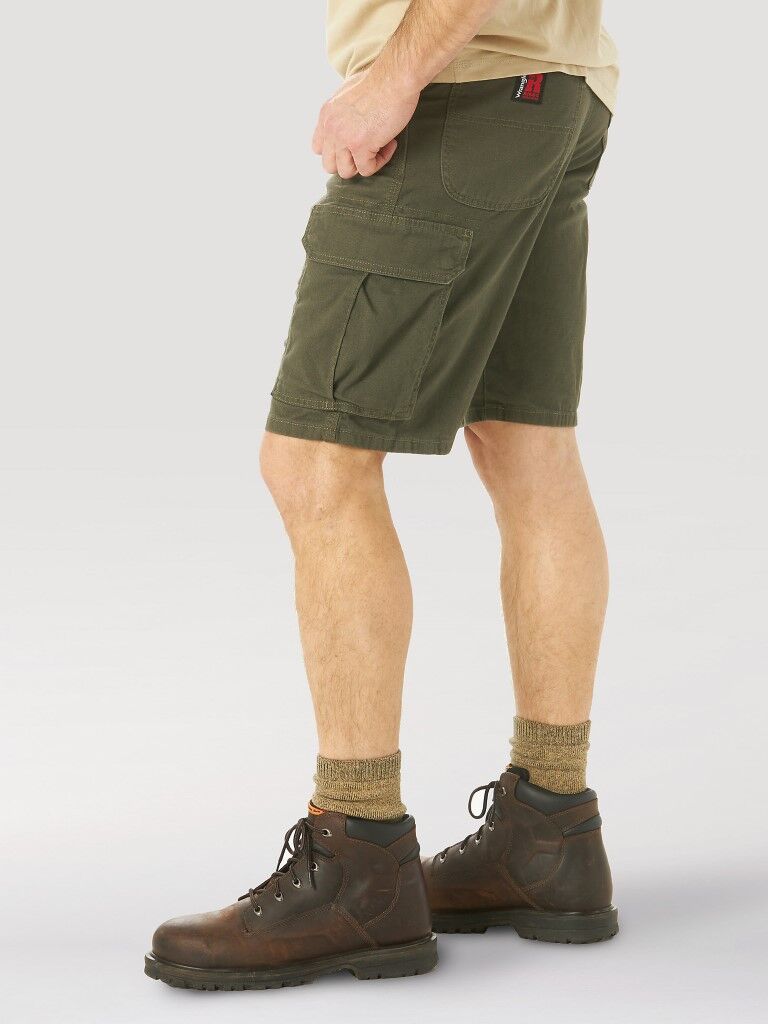 Wrangler Men's Riggs Workwear Stretch Ranger Cargo Short in Loden