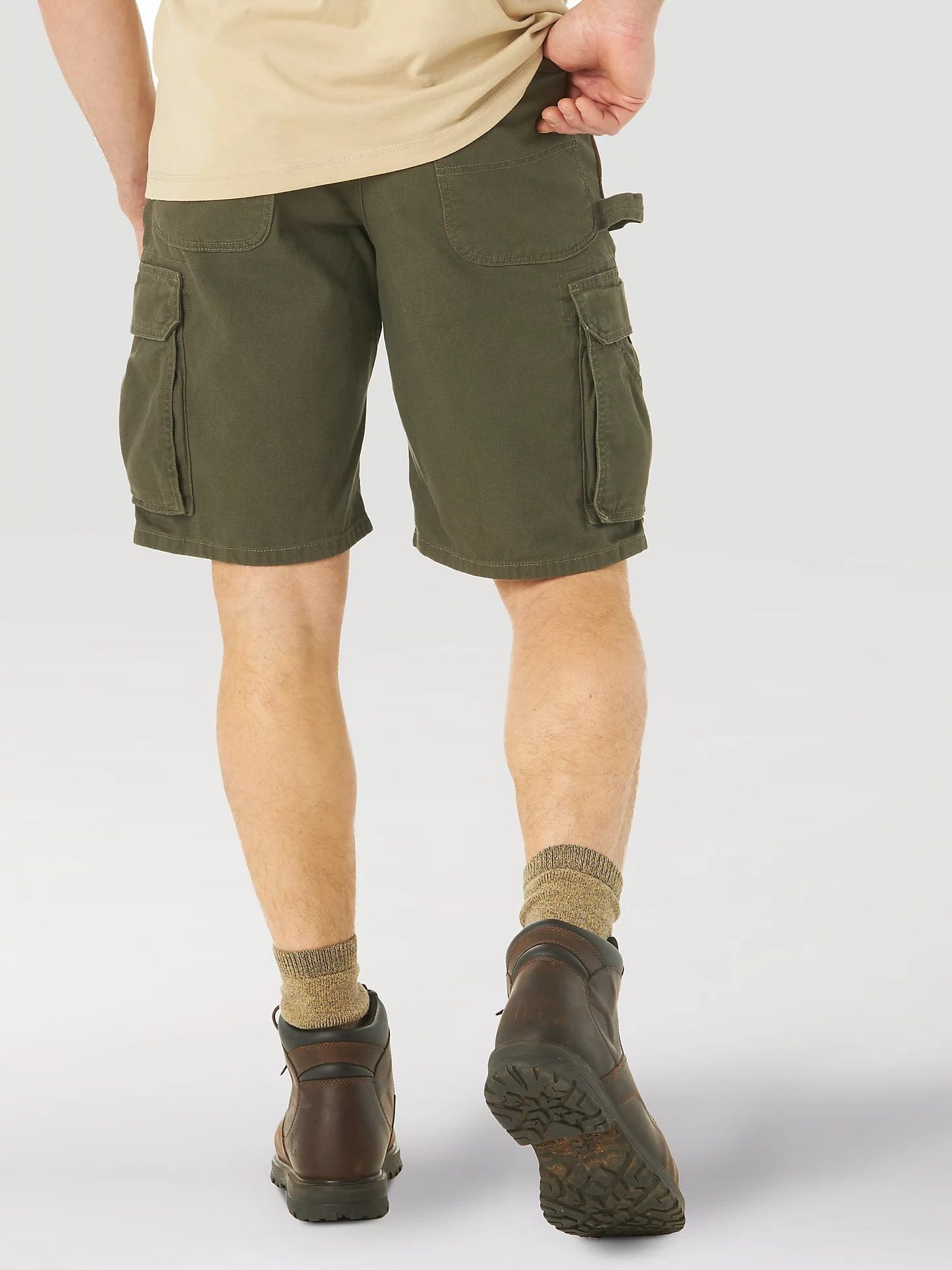 Wrangler Men's Riggs Workwear Stretch Ranger Cargo Short in Loden