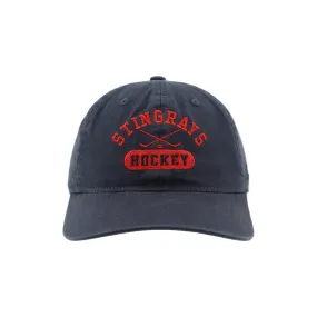 Zephyr Navy Stingrays Hockey Adjustable Hat